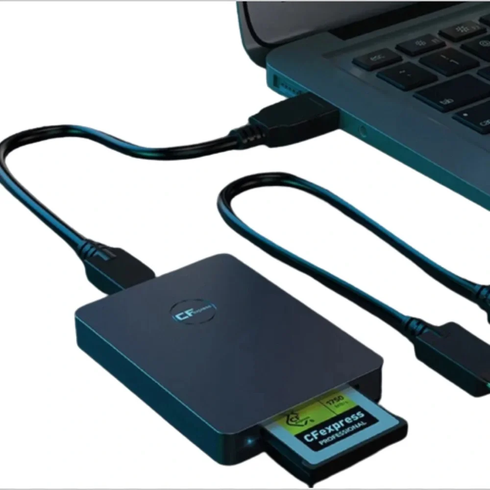 USB Memory Card Reader & Hub 3.0 CFexpress 5 Gbps Type C for Laptop / Phone New